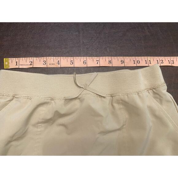 IZOD Khaki Tan School Uniform Skort Girls Size 10 Regular Elastic Waist Pockets - Picture 5 of 6